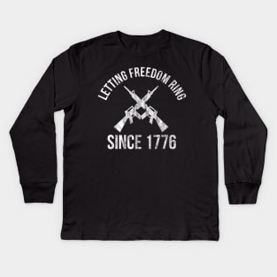 Letting Freedom Ring Since 1776 Kids Long Sleeve T-Shirt